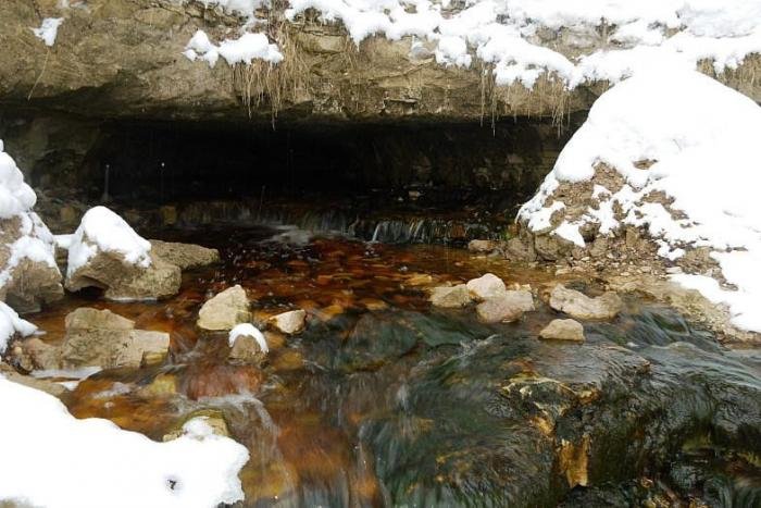Подземная река Понерётка (4 фото)