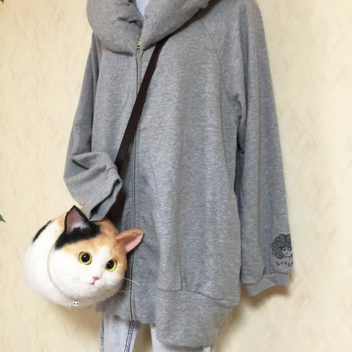 Сумки в виде котов это такая новая треш мода от Японцев (15 фото)