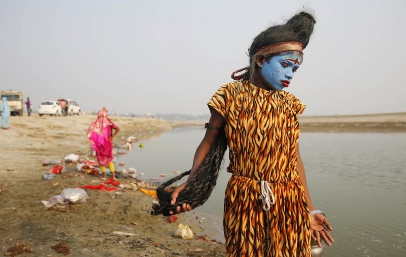 Фотографии повседневной жизни в Индии (42 фото)