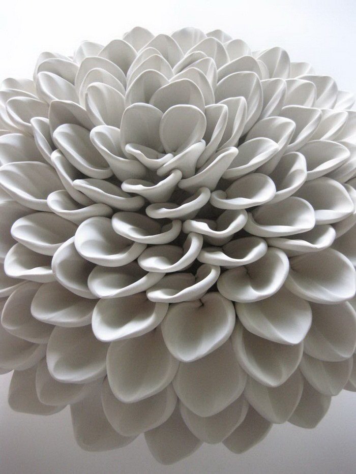 Нежные керамические цветы Angela Schwer (21 фото)