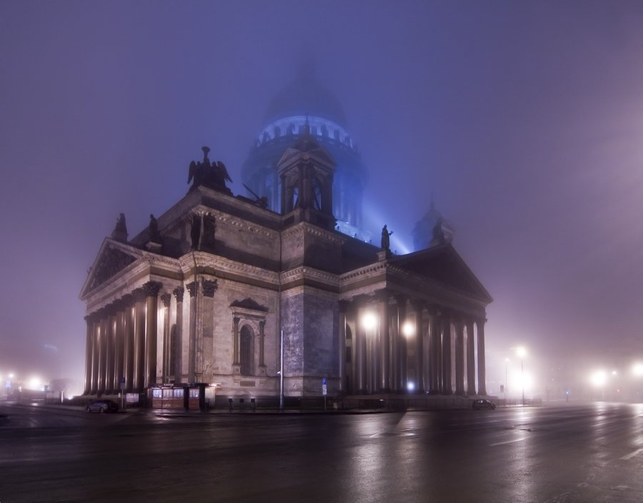 Санкт-Петербург в тумане (45 фото)