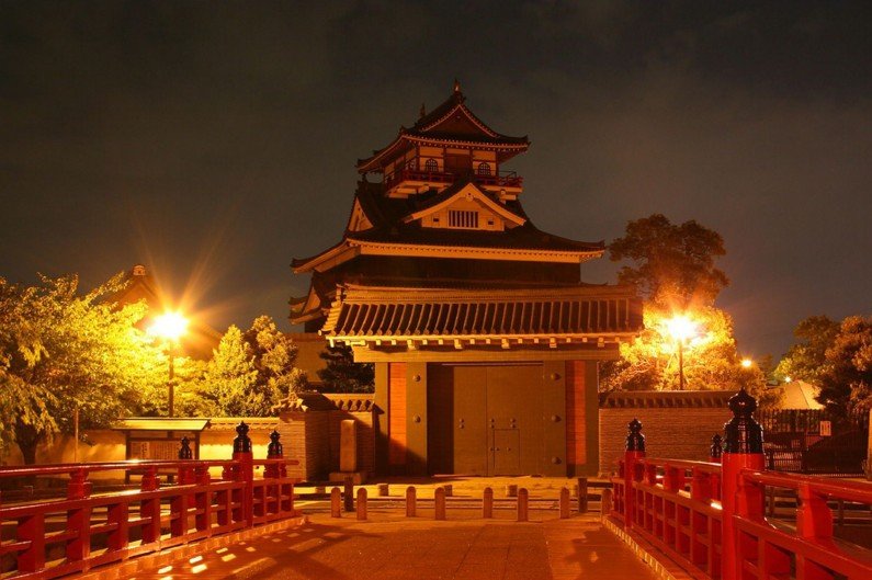 Замок Киёсу в Японии (6 фото)
