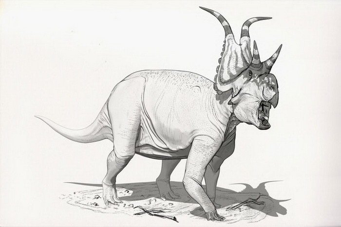 Динозавры в рисунках Raul Ramos