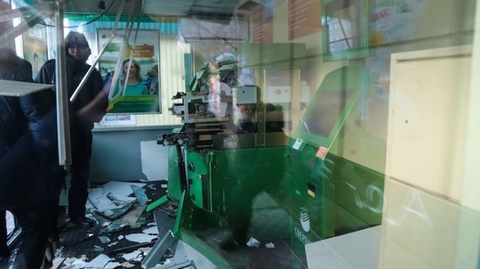 В Улан-Удэ неизвестные взорвали банкомат «Сбербанка»