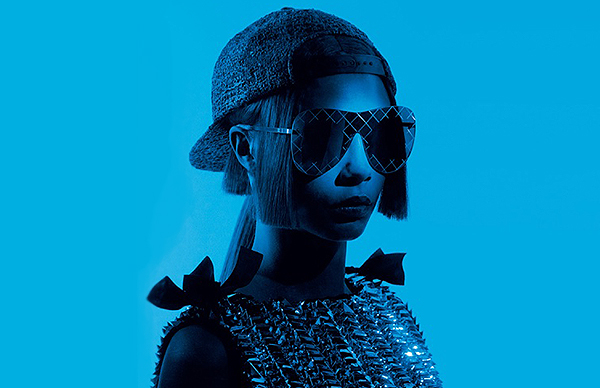 Кара Делевинь в рекламе новой коллекции очков Chanel