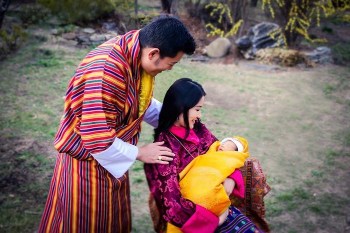 Необычный подарок для новорождённого принца Бутана