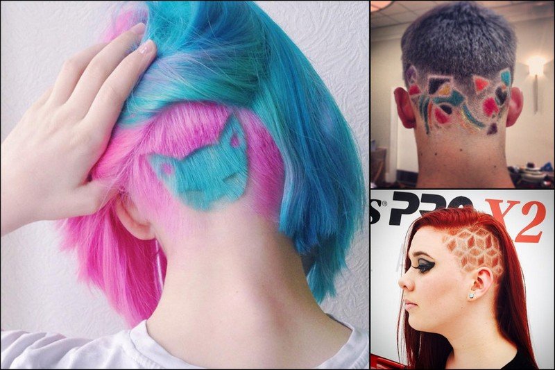 Новый модный тренд социальных сетей - hair tatoo
