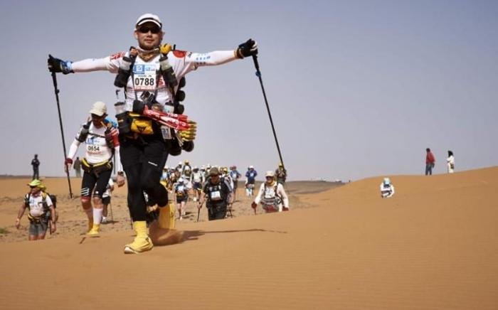 Марафон Marathon des Sables в пустыне Сахара: гонка на выносливость