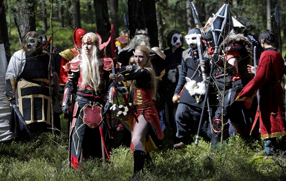 Поклонники World of Warcraft собрались в чешском лесу