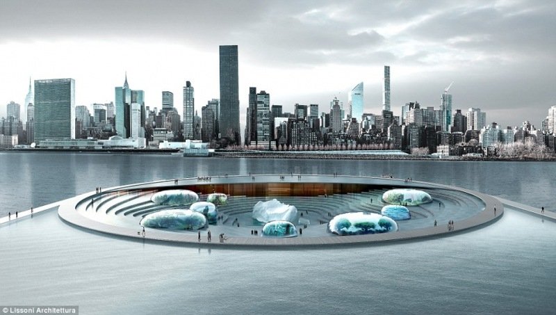 Как будет выглядеть аквариум будущего на реке Ист-Ривер в Нью-Йорке