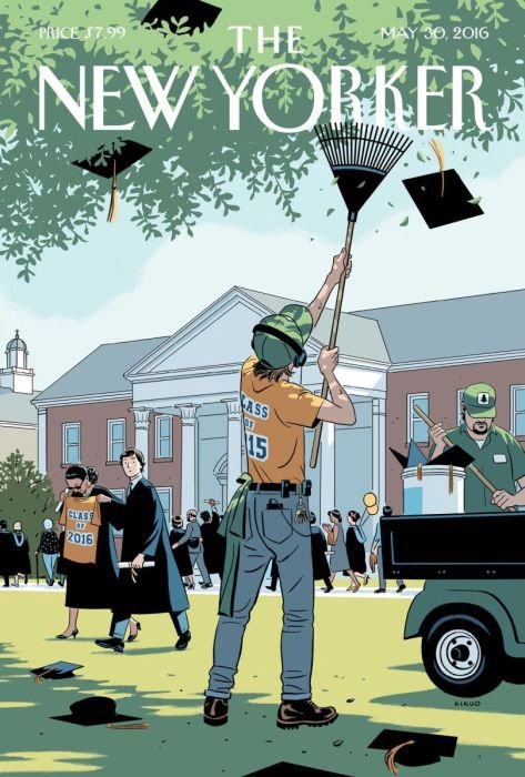 Журнал The New Yorker подшутил над выпускниками колледжей