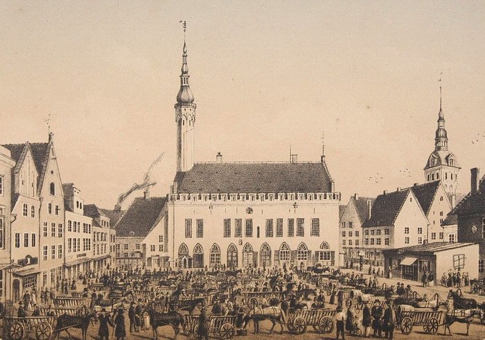 Старый Таллин - фотографии города 1880 года