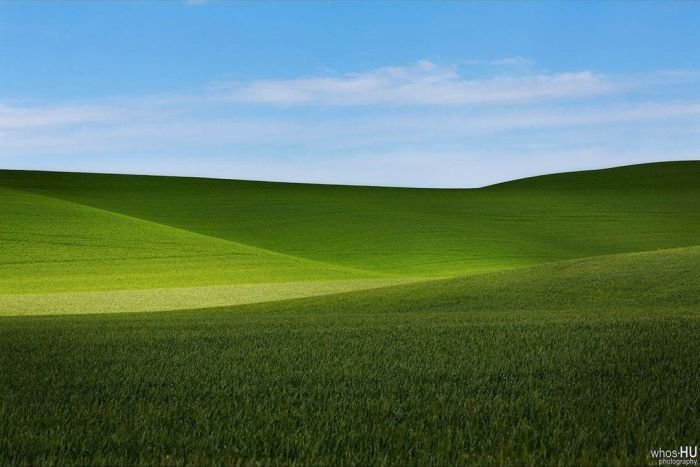 Китайский фотограф случайно переснял обои Windows XP