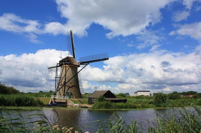 Голландские вентиляторы - ветряные мельницы Киндердейка