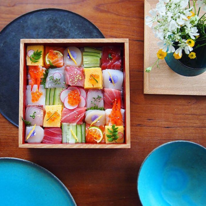 Мозаичные суши-сеты - новый тренд фуд-фото