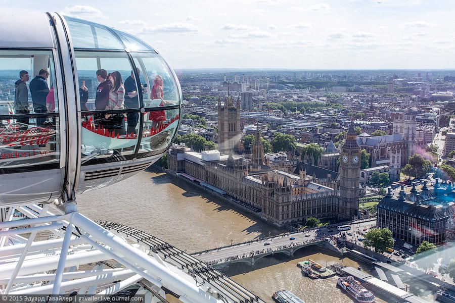 Лондонский глаз – самое высокое колесо обозрения в Европе