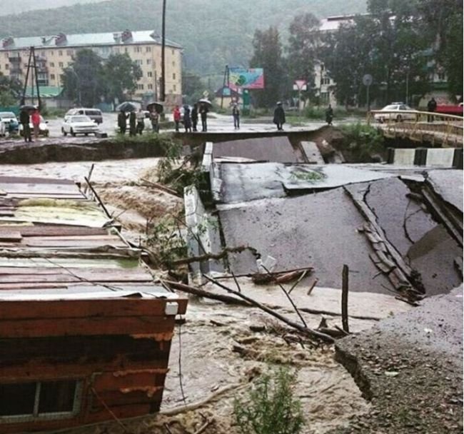 В Приморье ликвидируют последствия тайфуна «Лайонрок»