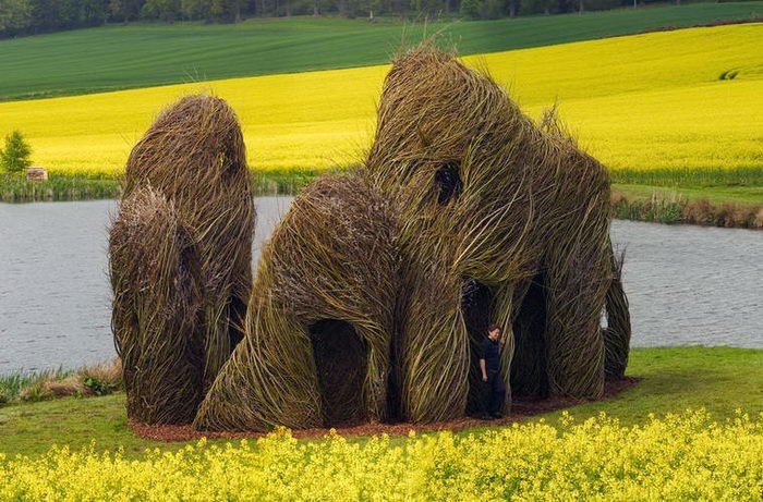 Природные скульптуры Patrick Dougherty