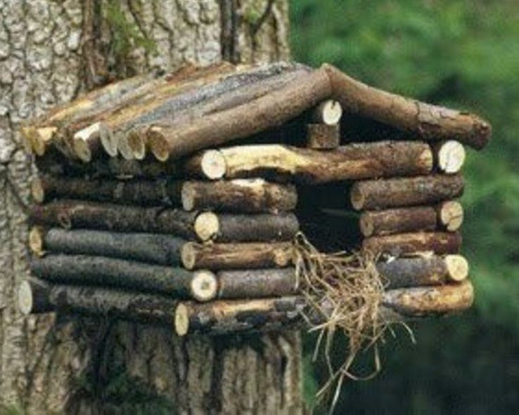 Скворечники из старых вещей