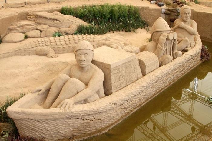 Музей песчаных скульптур в Японии