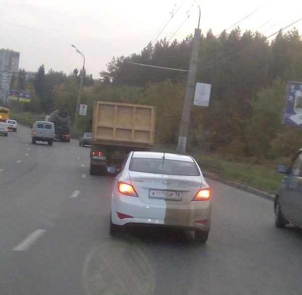Интересная машина на дорогах России