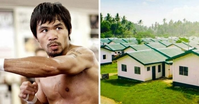 Как боксер Мэнни Пакьяо помогает бедным гражданам Филиппин