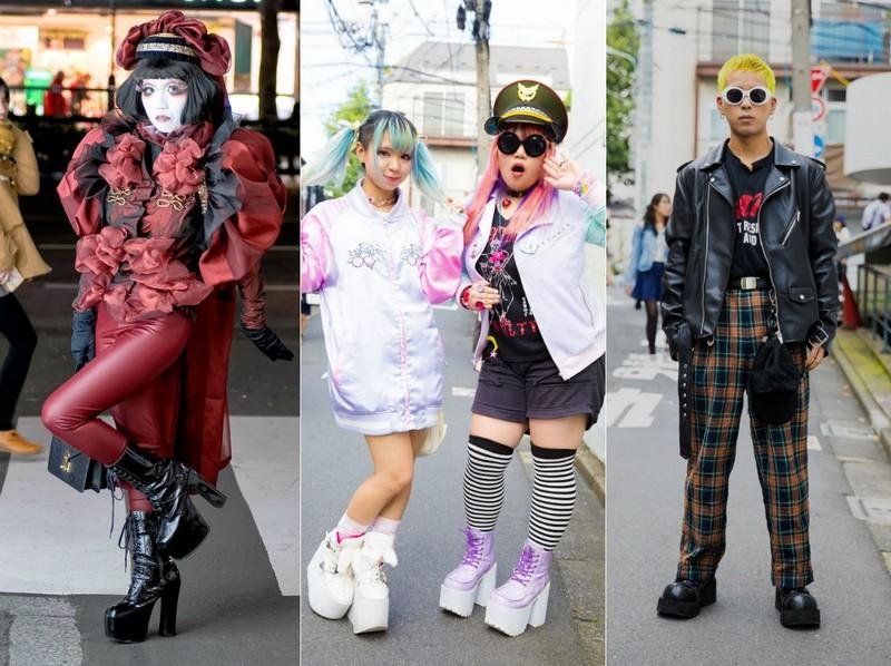 Модные персонажи на улицах Токио (26 фото)