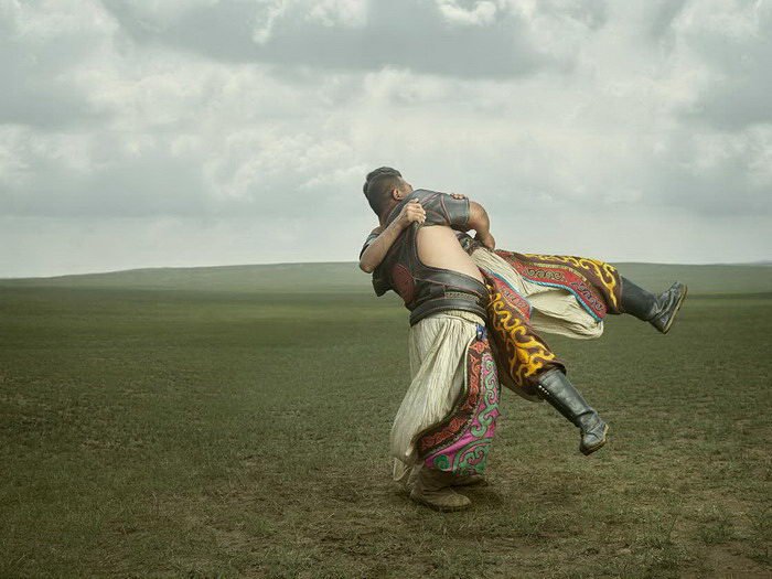 Монгольские борцы Бох в фотографиях Ken Hermann