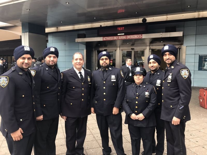 Бороды и тюрбаны - новый прикид Нью-Йоркских полицейских