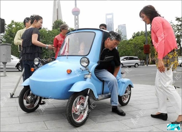 Китаец построил электромобиль