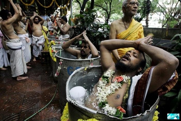 Ритуал вызывания дождя в Индии
