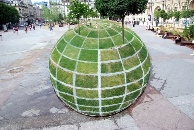 Крутая 3D иллюзия в Париже