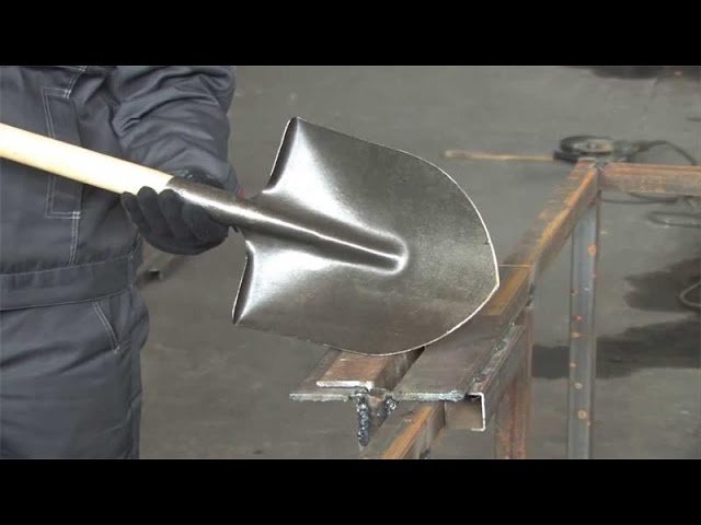 Производство лопат из железнодорожной рельсовой стали