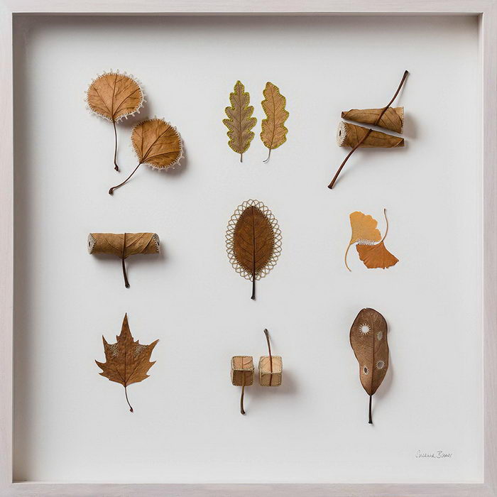 Композиции из листьев Susanna Bauer