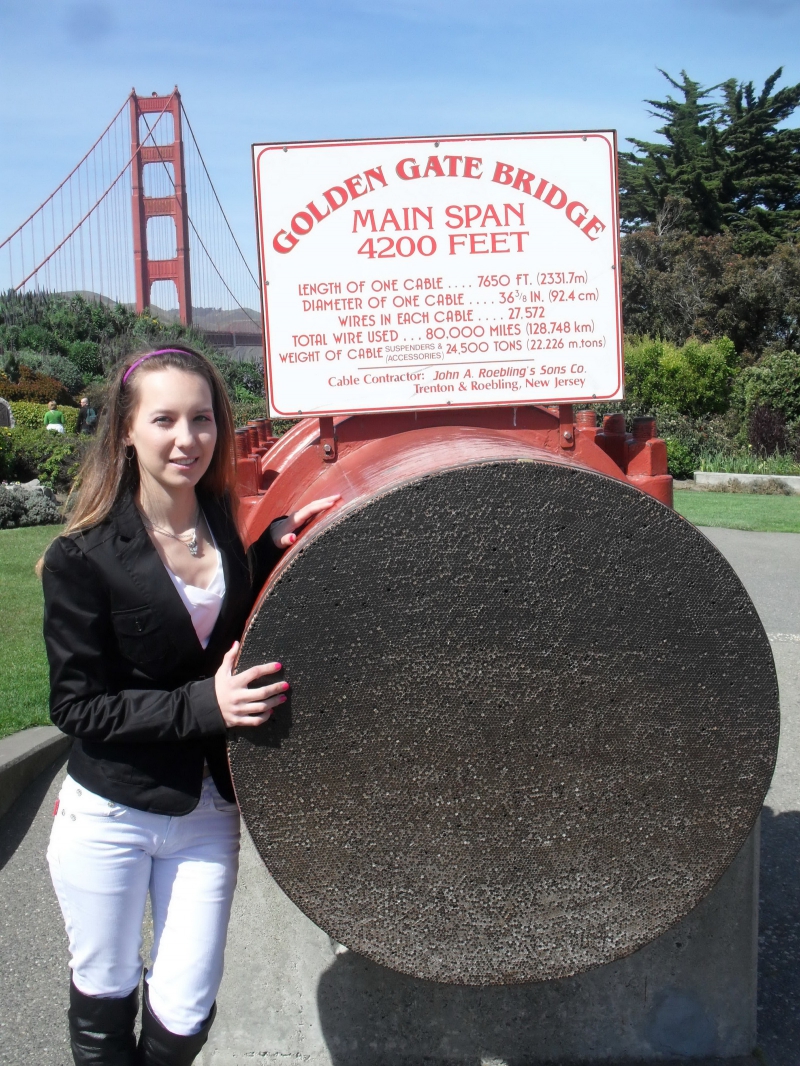 Трос от моста Golden Gate в Сан–Франциско состоит ни много ни мало - из 27572 проводов
