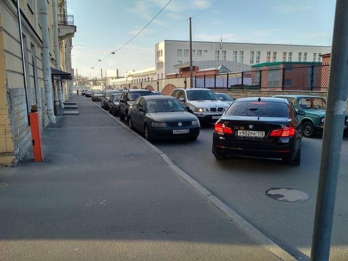 Упоротые Питерские граждане вырубились посреди дороги с односторонним движением