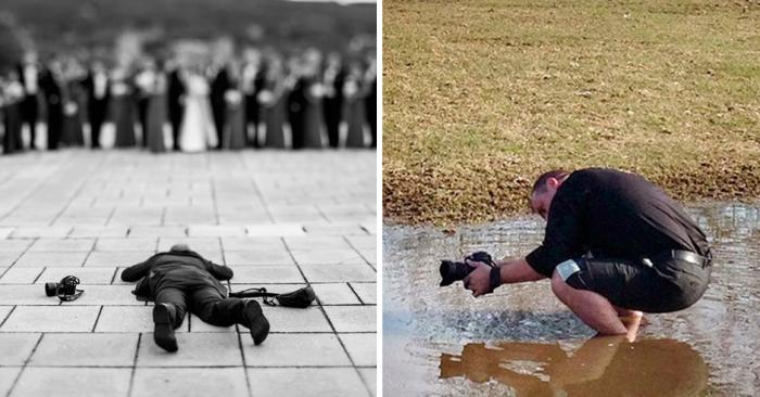 Фотографии о том как на самом деле снимают свадебные фото (16 фото)