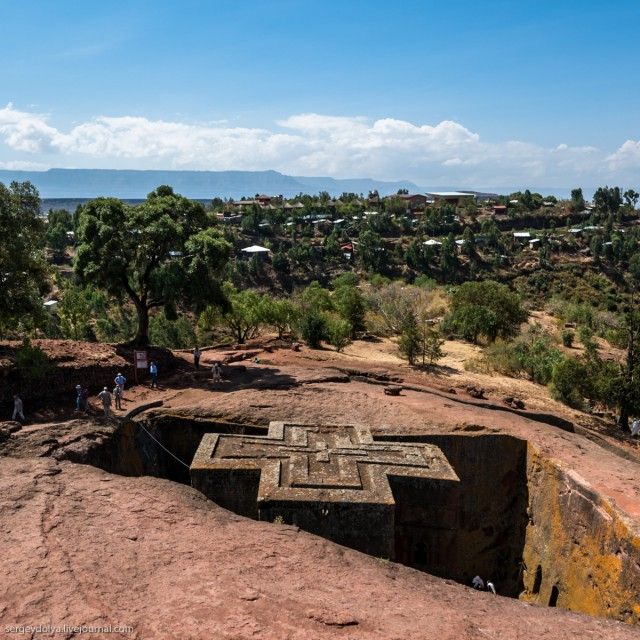 Lalibela - Лалибэла – город, высеченный в камне (9 фото)