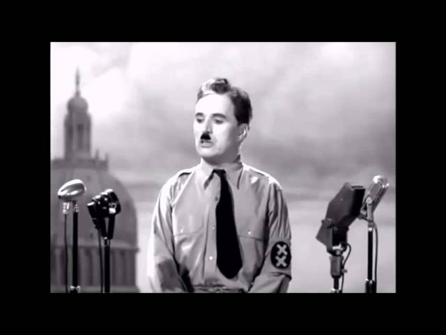 Речь Чарли Чаплина из фильма Великий Диктатор