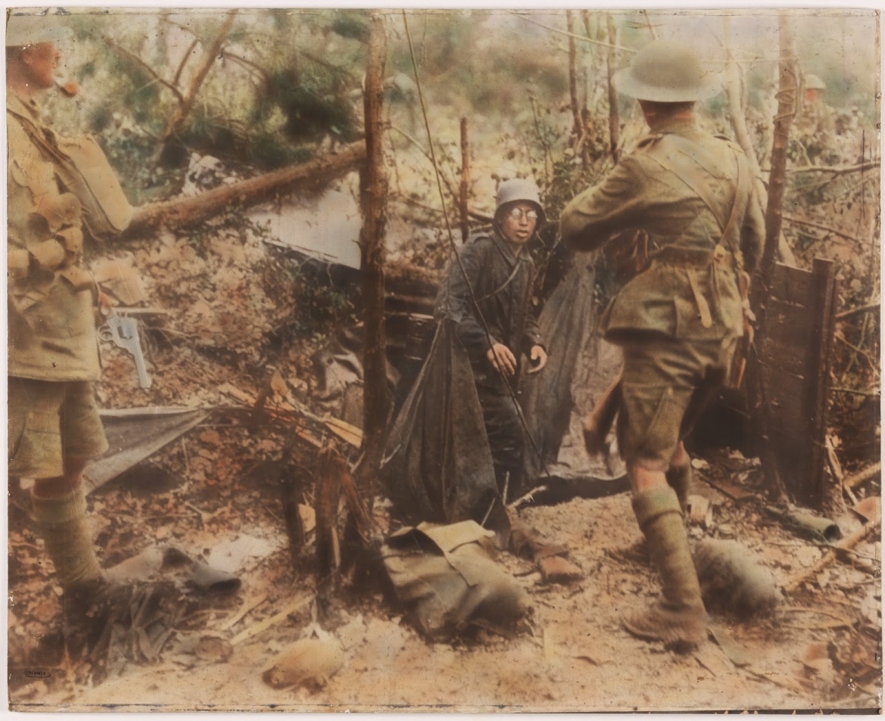 Безымянные иллюстрации Великой Войны в цвете (71 фото)