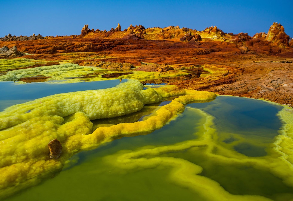 Впадина Данакиль - самая горячая точка Земли (21 фото)