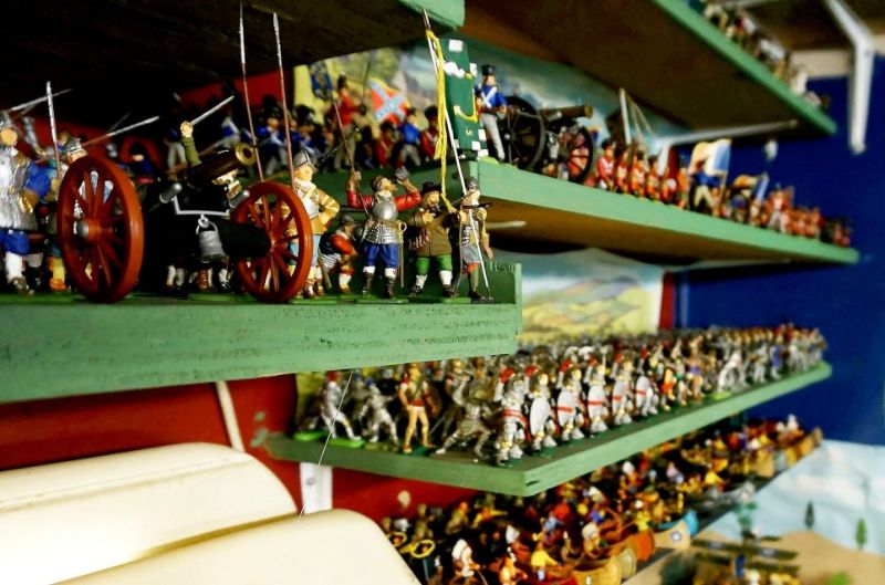 Самая большая коллекция игрушечных солдатиков британского коллекционера