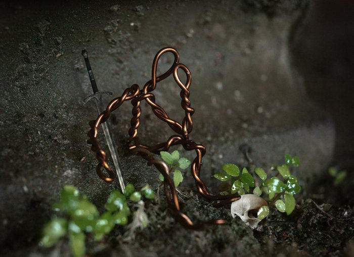 Из жизни проволочного человека (10 фото)