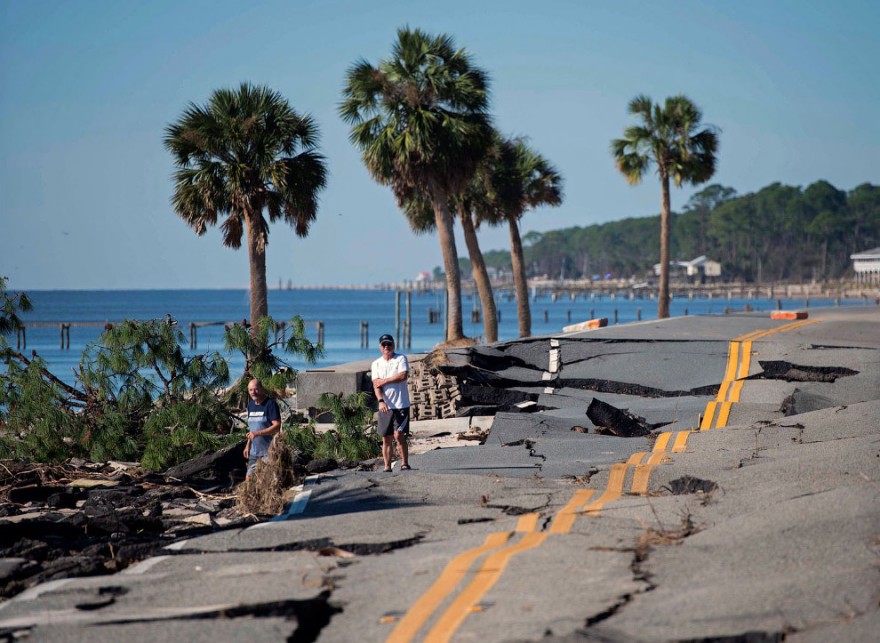 Разрушительный ураган Майкл во Флориде (17 фото)