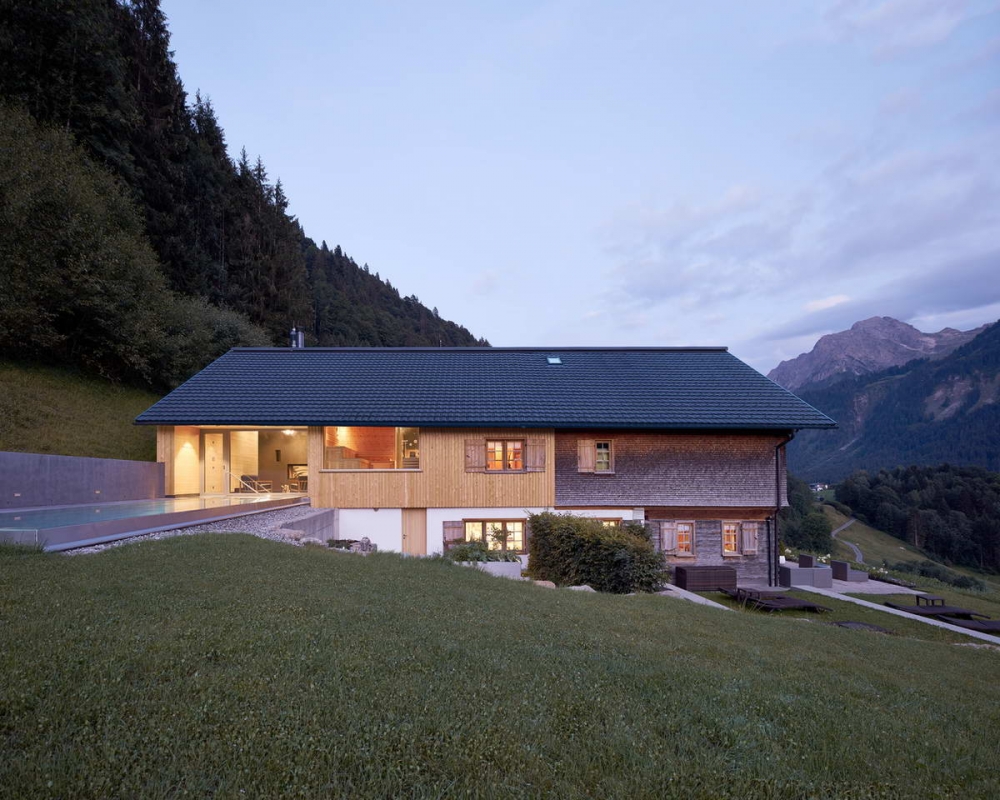 Альпийский дом в Австрии (11 фото)