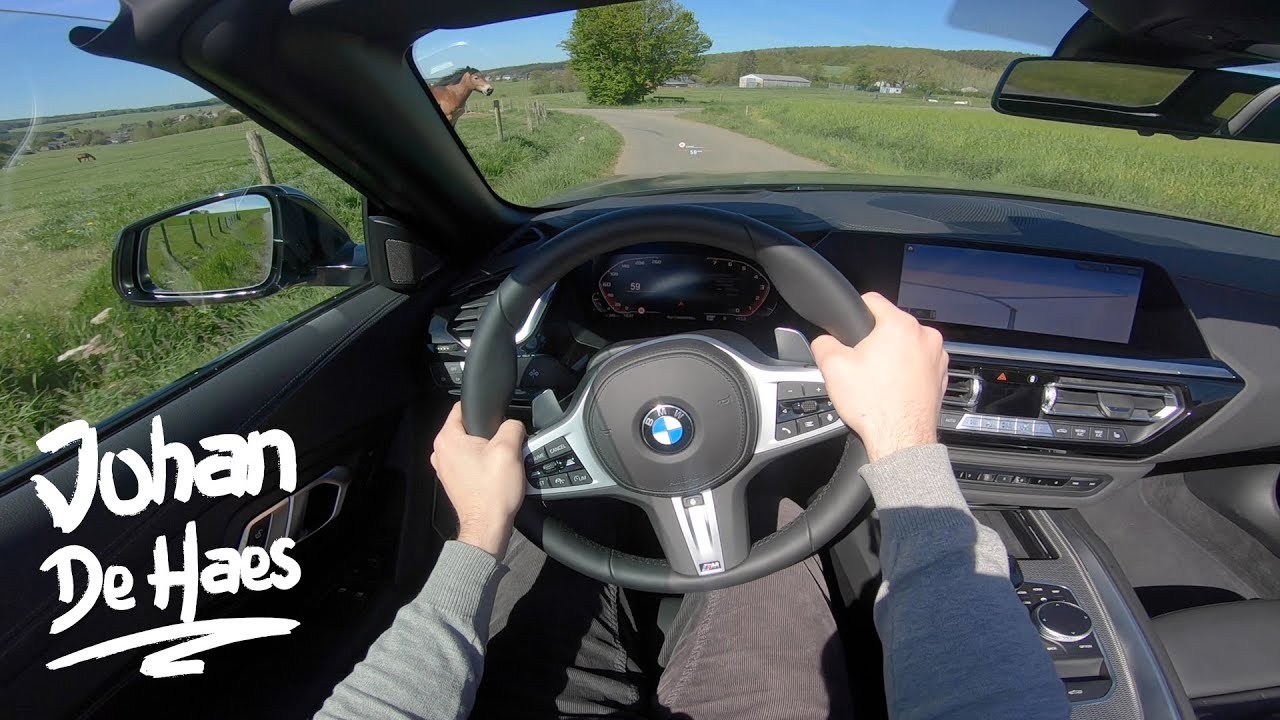 BMW Z4 M40i 340 hp POV Test drive