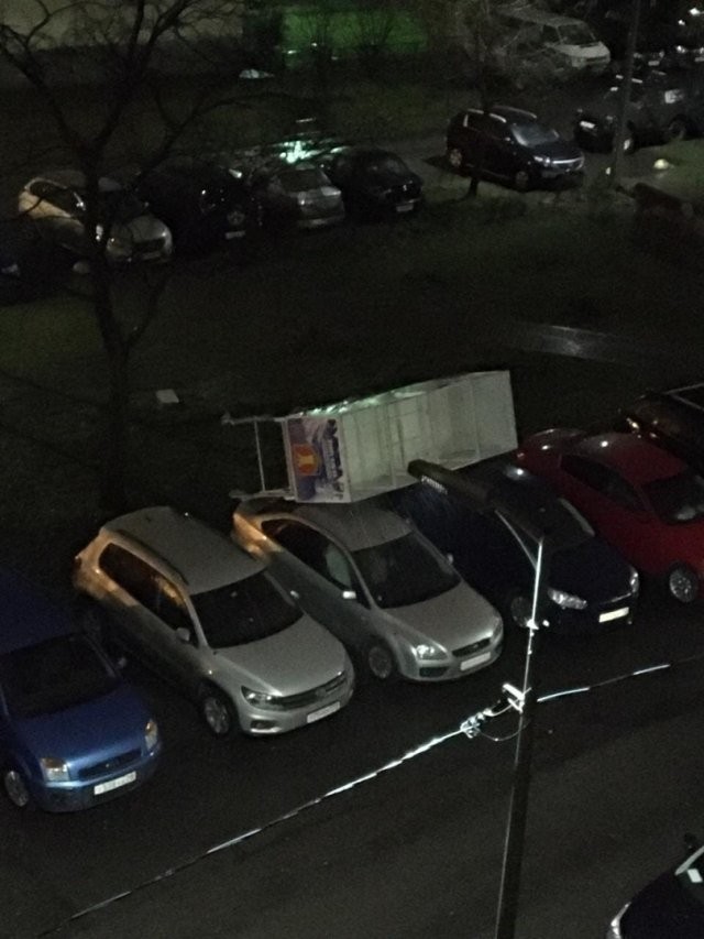 Последствия штормового ветра в Петербурге 18-19 декабрь 2019