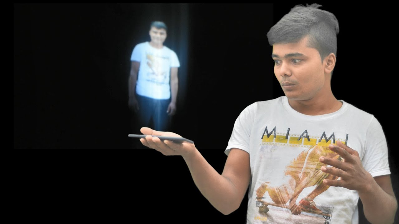 Голограмма из Видео на Чёрном Фоне ✳️4 Awesome Ways To Make Hologram