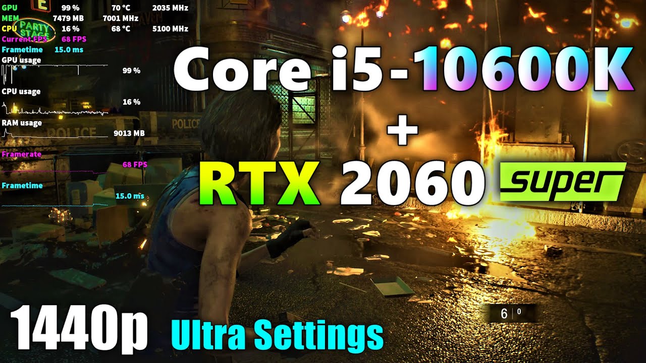Core i5 10600K @5.1GHz + RTX 2060 SUPER | PC Gameplay Benchmark Tested