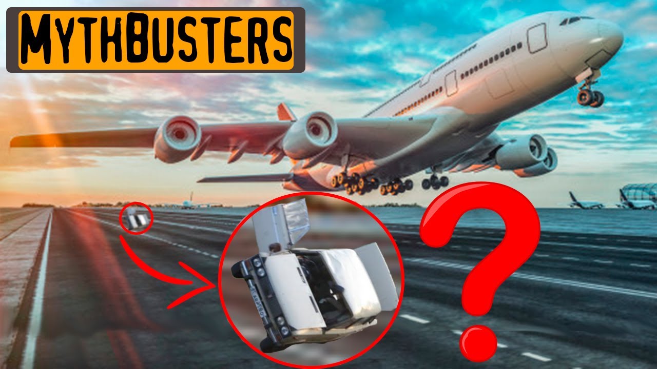 Может ли самолет сдуть автомобиль? | Разрушители легенд 37 Эпизод (Mythbusters)